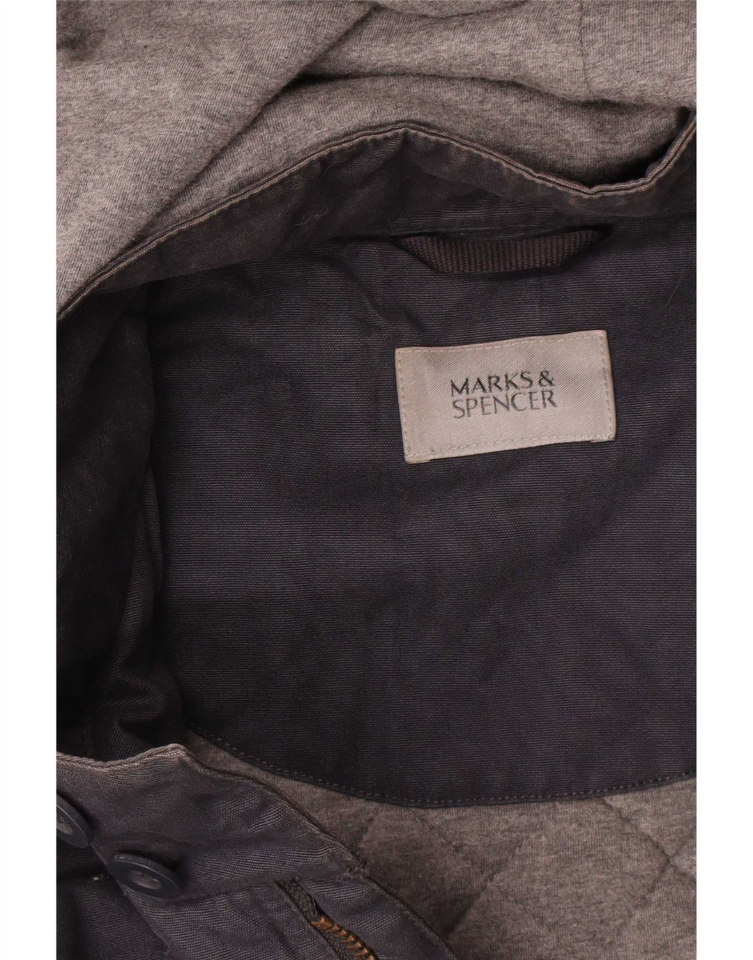 Marks & Spencer Męska kurtka parka z kapturem UK 42 XL granatowa