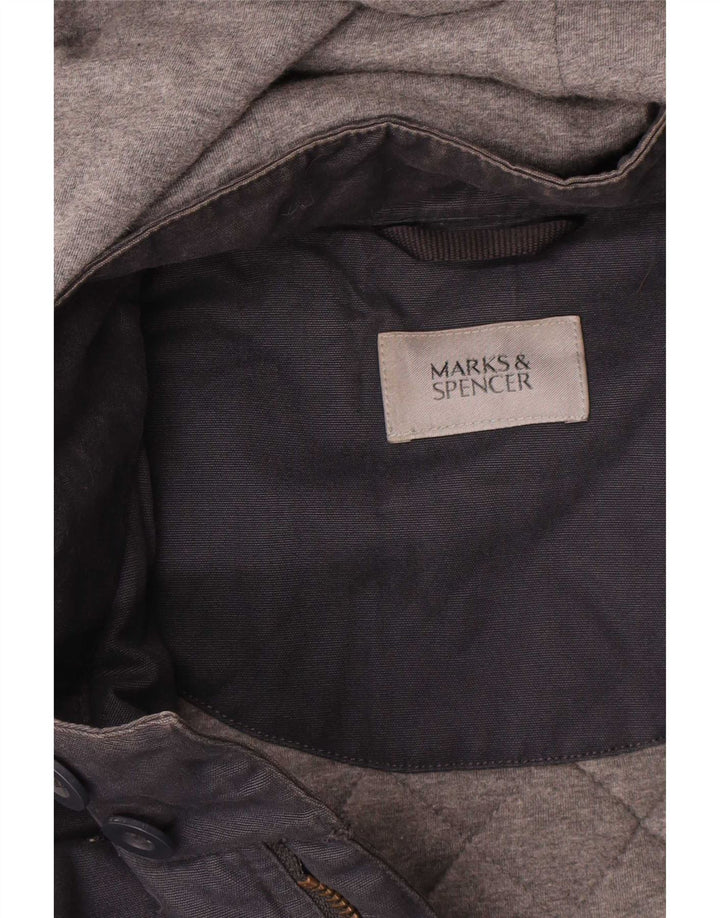 Marks & Spencer Męska kurtka parka z kapturem UK 42 XL granatowa
