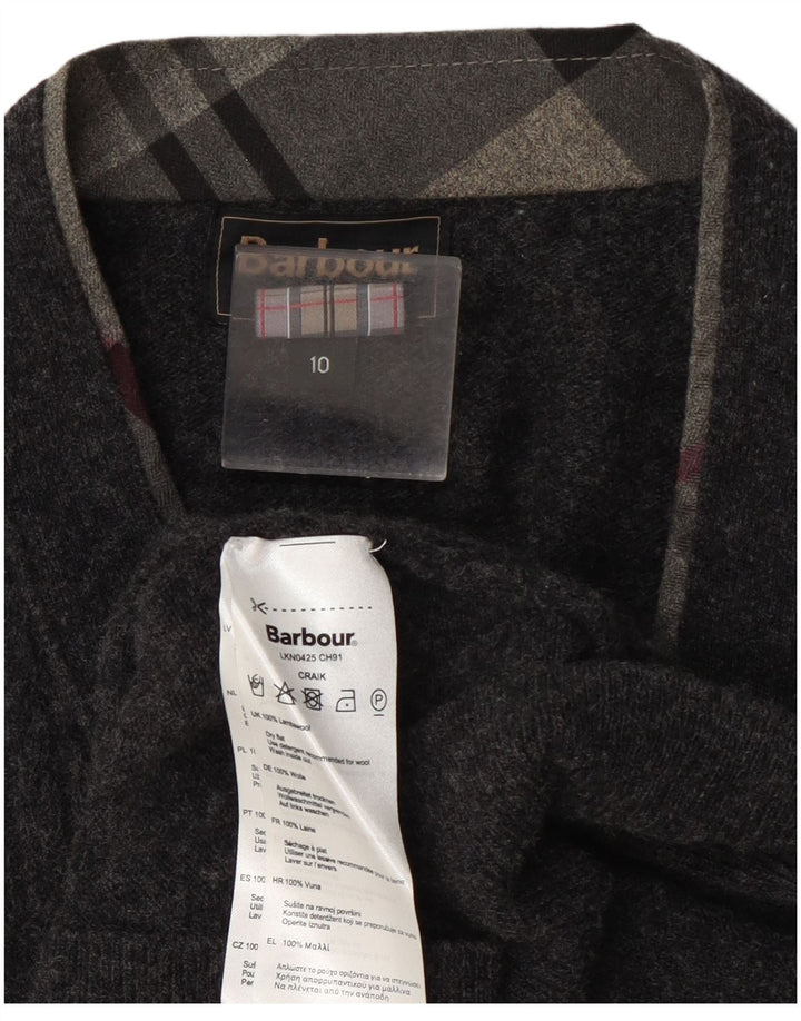 Sweter damski Barbour Cardigan UK 10 Small, szara wełna