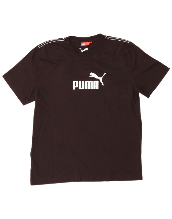 Męski T-shirt z grafiką Puma, duży, czarny