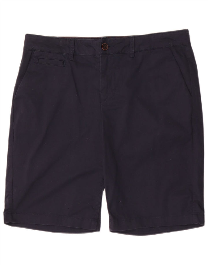 Damskie bermudy Fat Face UK 12 Medium W34 Granatowa bawełna