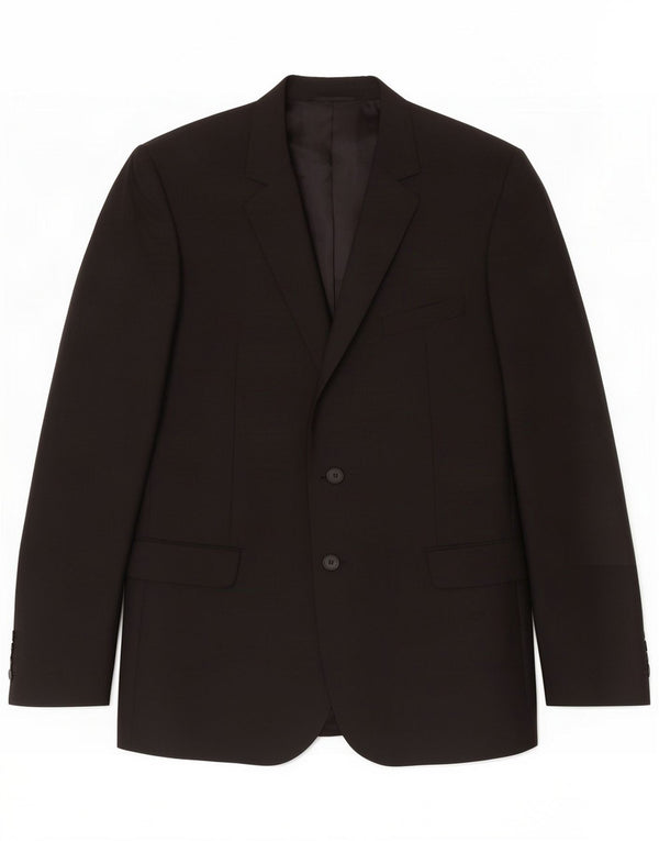 Męska marynarka zapinana na 2 guziki Aquascutum UK 42 XL Czarna wełna