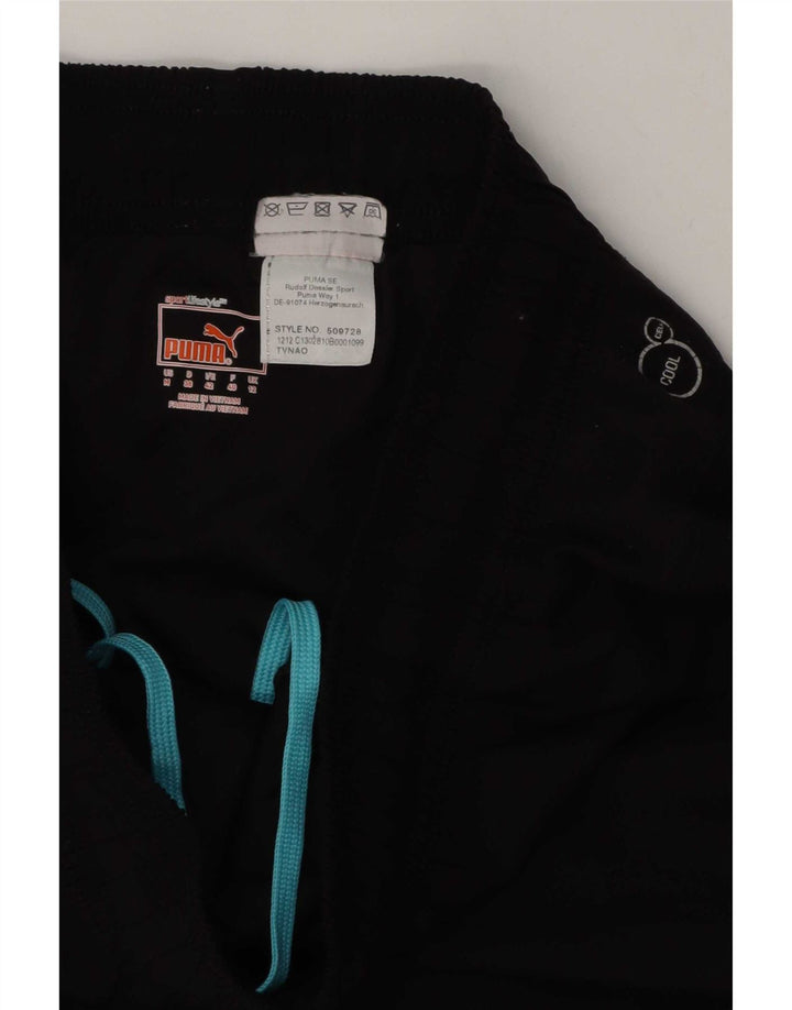 Damskie spodenki sportowe Puma UK 12, średnie czarne geometryczne