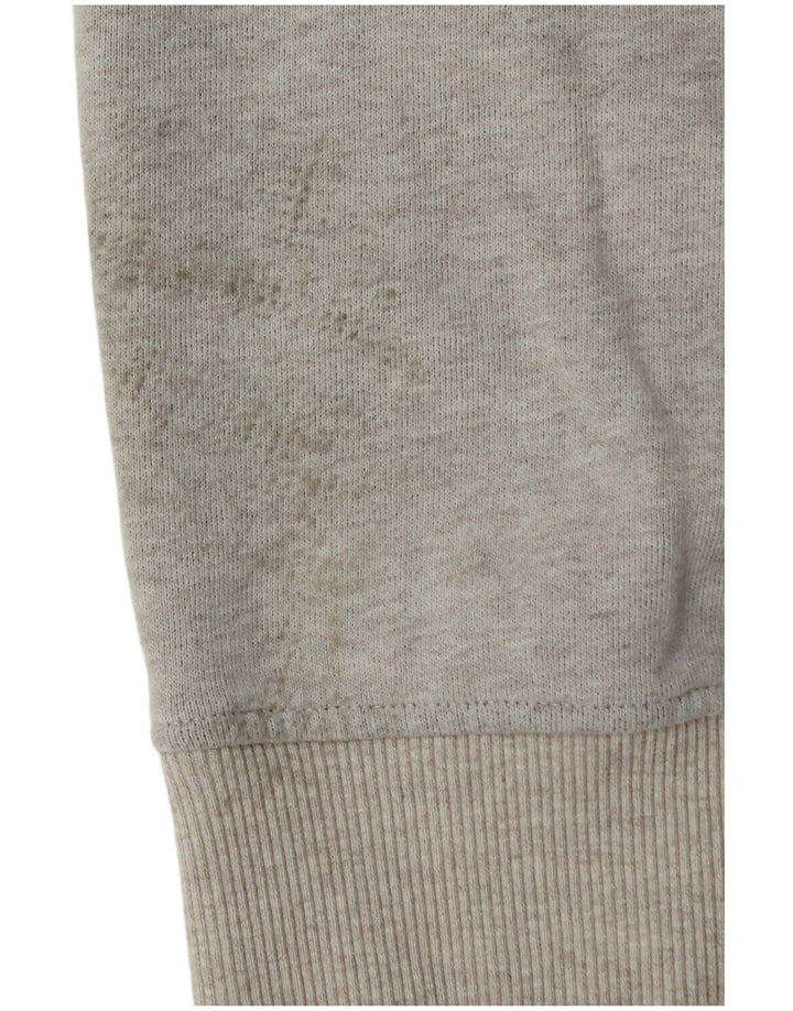TOMMY HILFIGER Mens Graphic Sweatshirt Jumper Medium Grey Colourblock