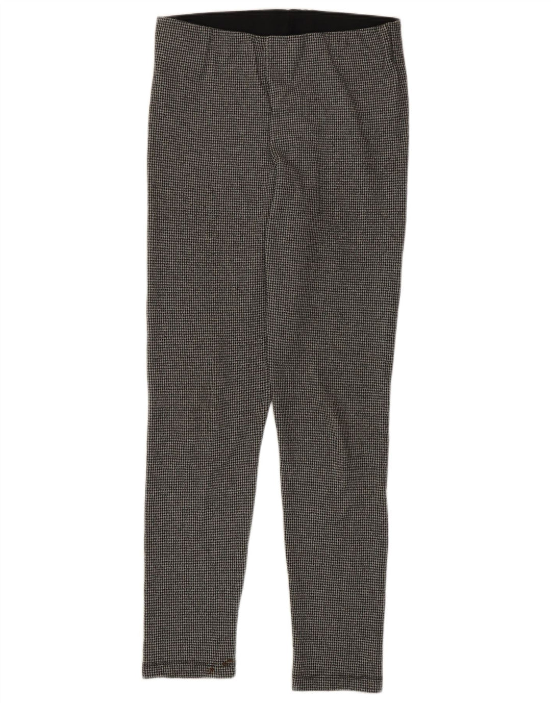 Legginsy damskie Zara Slim Fit UK 14, duże, szare w pepitkę