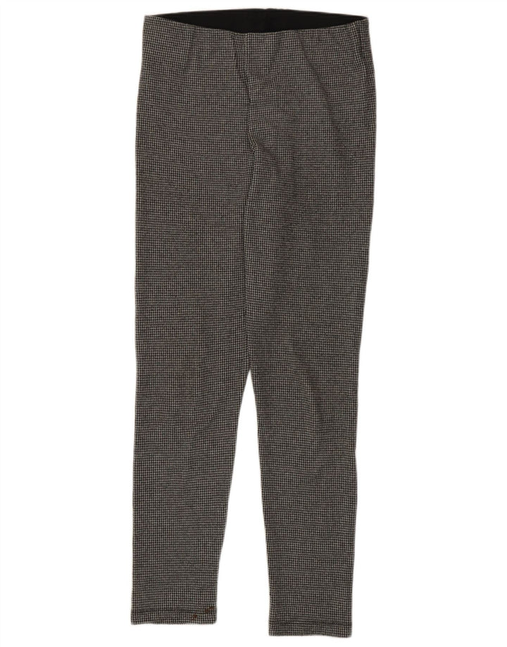 Legginsy damskie Zara Slim Fit UK 14, duże, szare w pepitkę