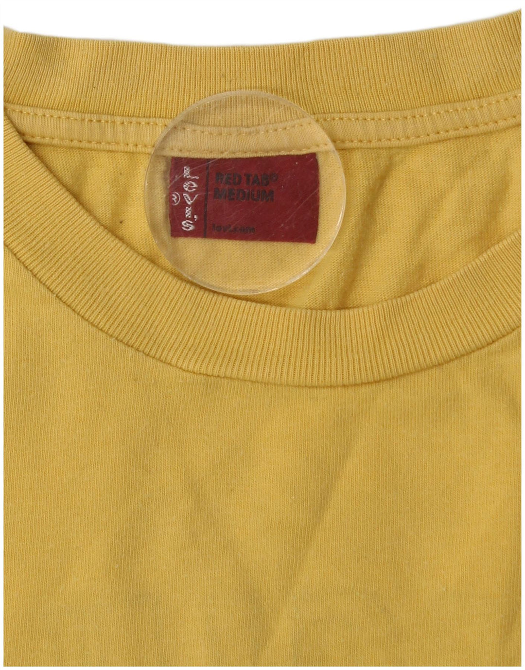 Męski T-shirt z grafiką Levi's, średni żółty