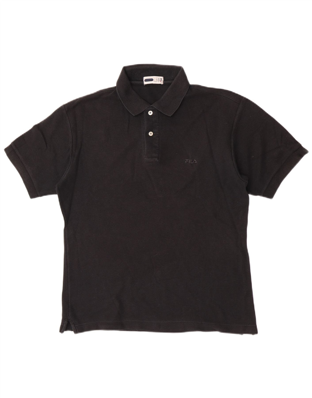 Męska koszulka polo Fila IT 46 Small, czarna, bawełniana