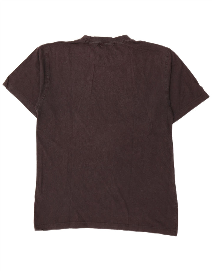 Męski T-shirt z grafiką Fila, mały, czarny, bawełniany