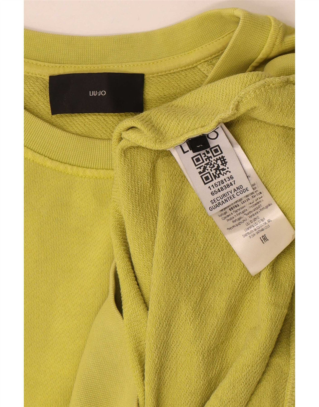 Męska bluza Liu Jo XL, żółta, bawełniana