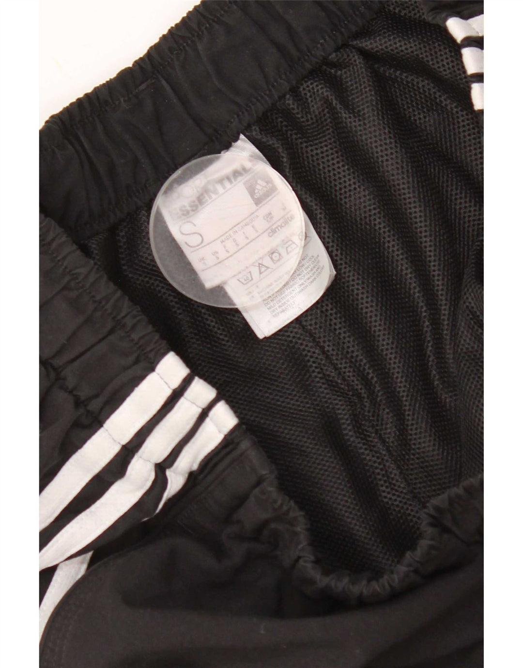 Męskie spodenki sportowe Adidas Climalite, małe, czarne, poliestrowe