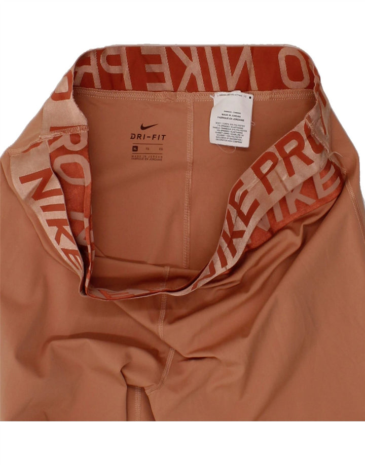 NIKE Womens Graphic Leggings UK 18 XL Beige Polyester Vintage Nike and Second-Hand Nike from Messina Hembry 