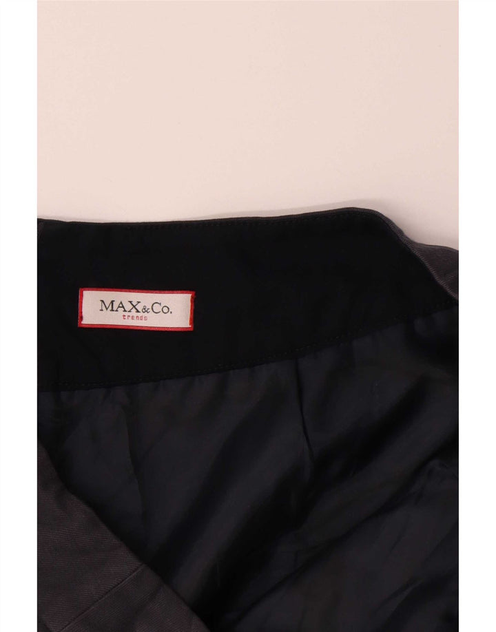 Max&Co. Damska mini spódniczka W30 Średnia czarna