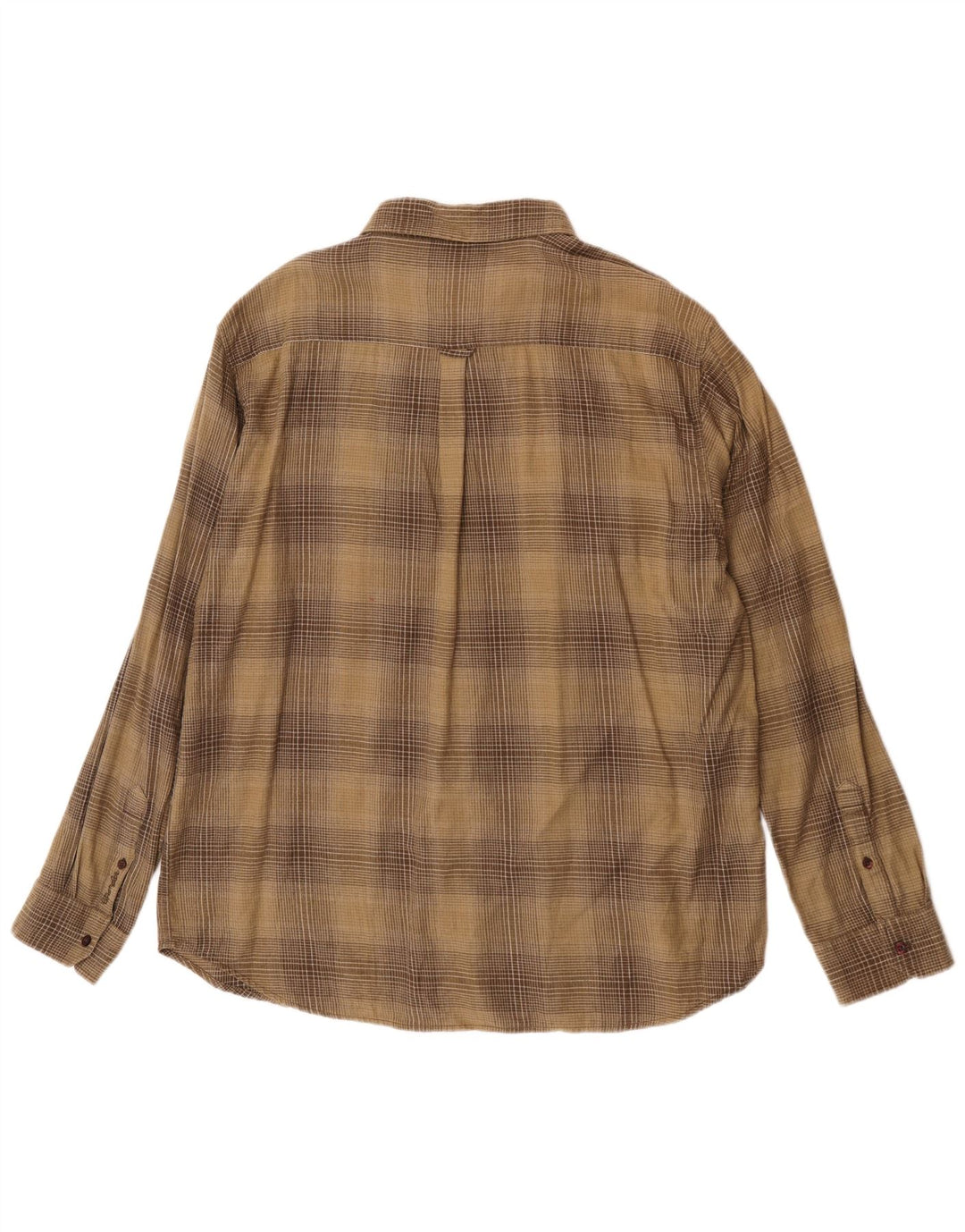 Męska koszula flanelowa Wrangler 2XL, bawełniana krata khaki