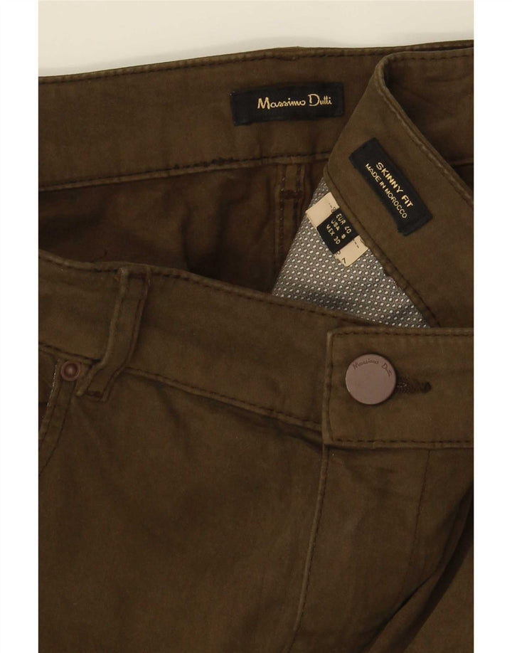 Damskie jeansy Skinny Massimo Dutti EU 40 Medium W30 L30 Zielone