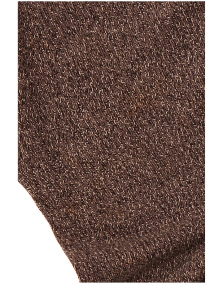 Męski sweter KAPPA z dekoltem w kształcie litery V, średnioszary, bawełniany