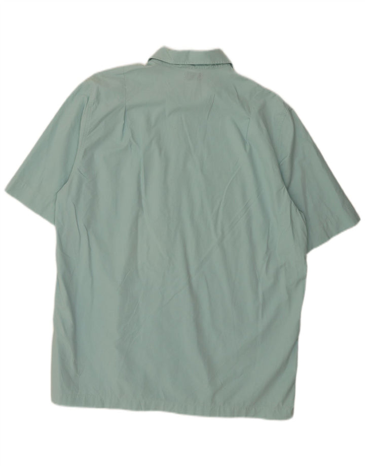 Koszula męska z krótkim rękawem Levi's XL, niebieska, bawełniana