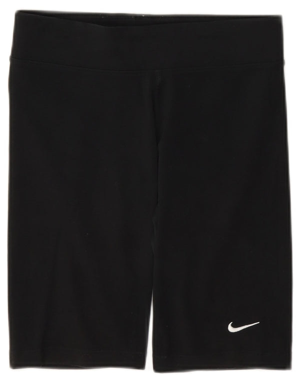 Damskie spodenki sportowe Nike UK 10, małe, czarne, bawełniane