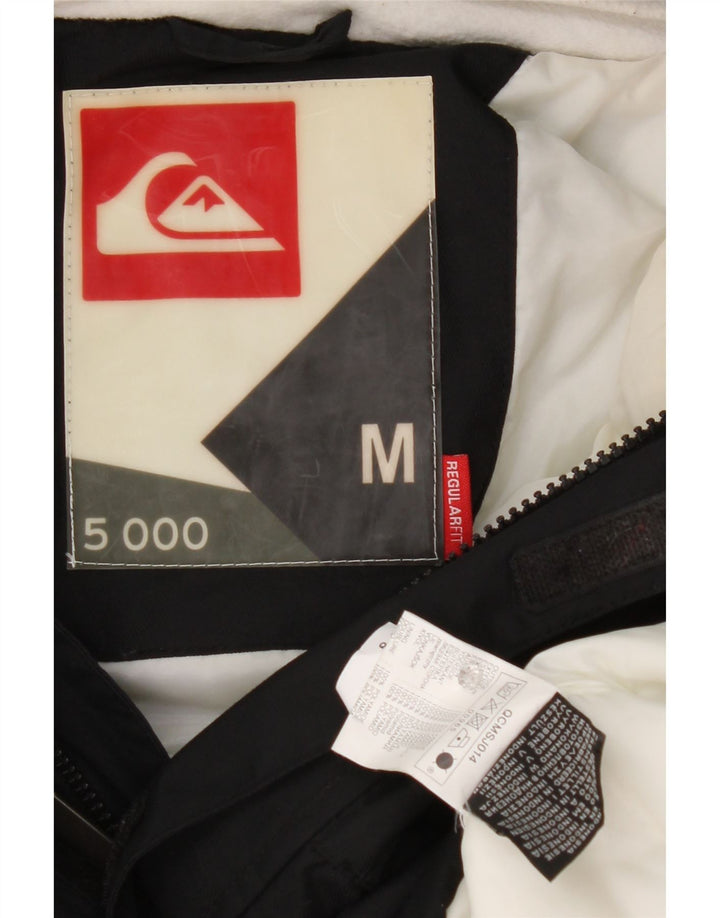 Męska kurtka wiatrówka z kapturem Quiksilver UK 38 Średni czarny poliamid