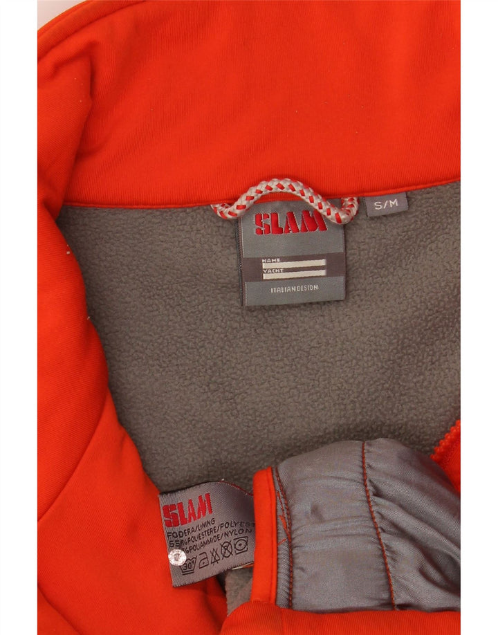 Męska kurtka dresowa Slam Liner, mała, pomarańczowa, poliestrowa