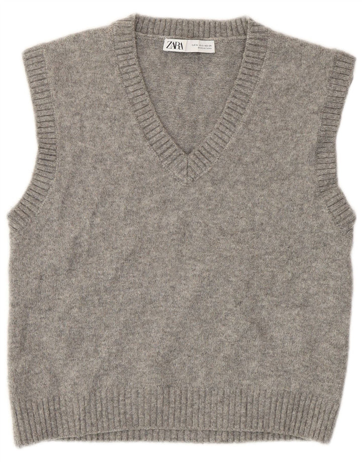 Damski podkoszulek Zara Crop Vest UK 10 Small Grey