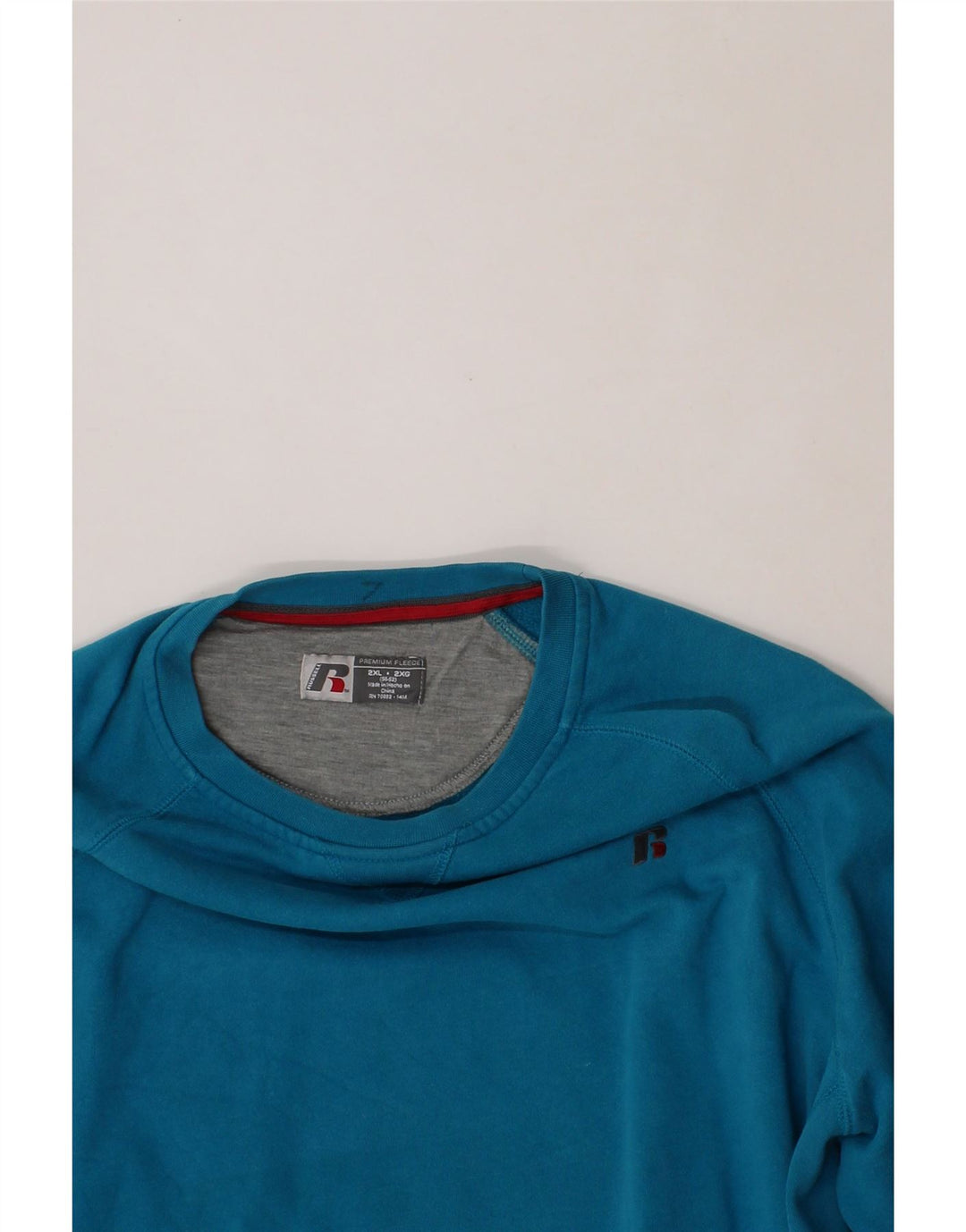 RUSSELL ATHLETIC Mens Sweatshirt Jumper 2XL Blue Cotton Vintage Russell Athletic and Second-Hand Russell Athletic from Messina Hembry 