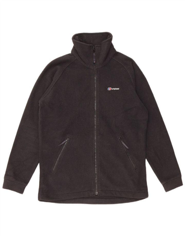 Damska kurtka polarowa oversize BERGHAUS UK 8, mała, czarna, z poliestru