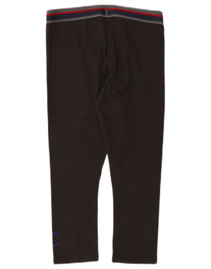Damskie legginsy Champion Graphic Capri UK 12 Średniobrązowe bawełniane