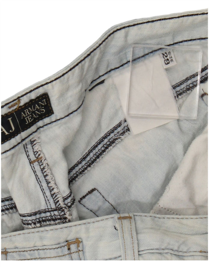 Damskie jeansy Bootcut ARMANI W29 L32 Niebieskie