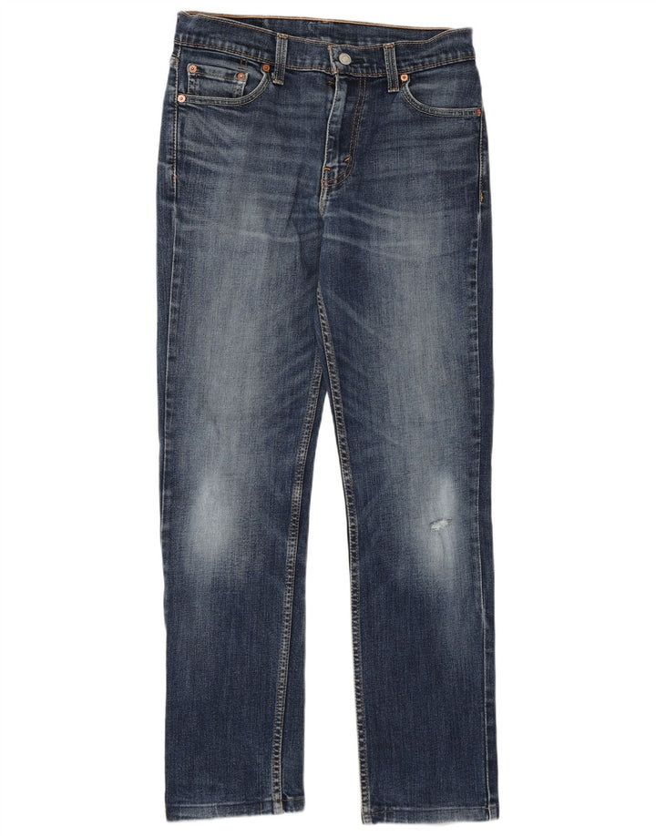 Męskie jeansy Levi's 511 w trudnej sytuacji W30 L29 Niebieska bawełna