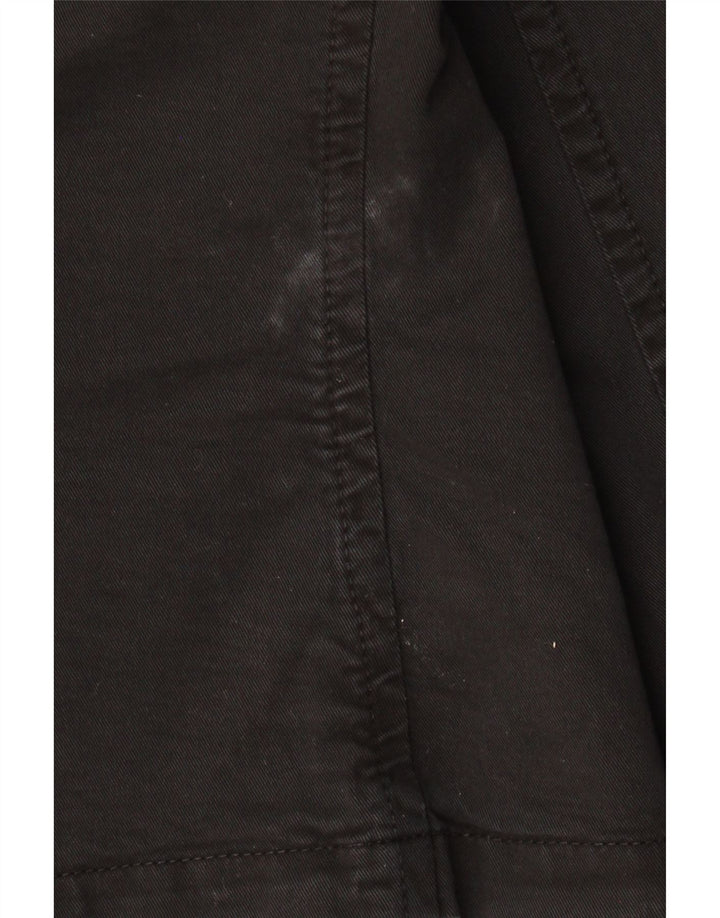 ARMANI JEANS Damska marynarka zapinana na 3 guziki, czarna, bawełniana, IT 48 XL