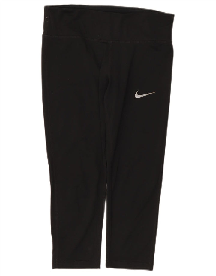 Legginsy Nike Damskie Dri Fit Capri UK 8 Małe Czarne