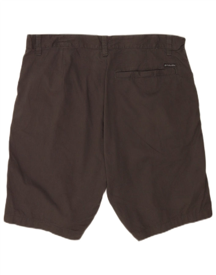 Męskie regularne spodenki chino Columbia W34, duże, szare, bawełniane