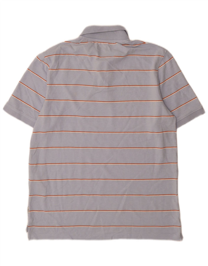 Męska koszulka polo Jack & Jones, bawełniana w średnie niebieskie paski