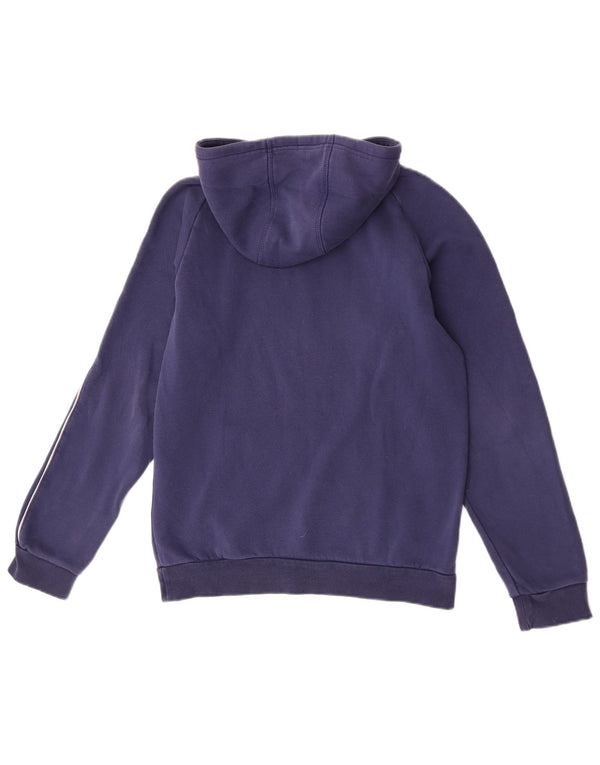 Adidas Męska bluza z kapturem, mała, granatowa, bawełniana