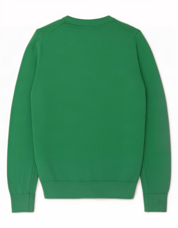 Marks & Spencer Damski sweter z okrągłym dekoltem, UK 12, średni zielony