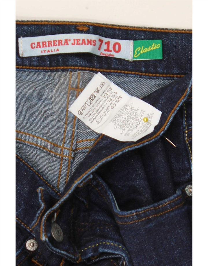 Męskie jeansy Carrera Regular Straight IT 48 Medium W32 L34 Granatowa bawełna