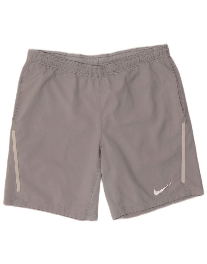Męskie spodenki sportowe Nike Dri Fit, średnioszary, poliestrowy