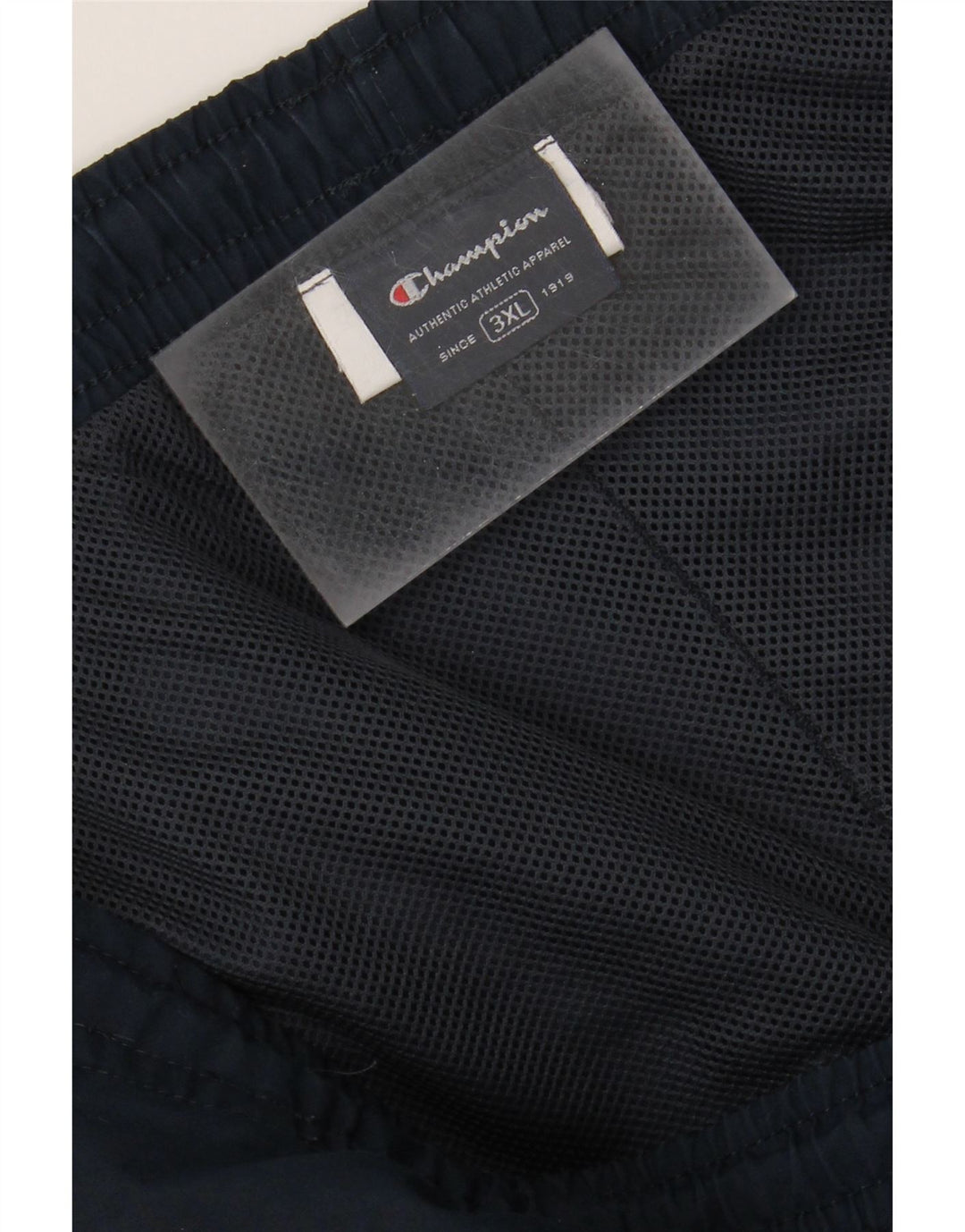 CHAMPION Mens Tracksuit Trousers 3XL Navy Blue Polyester Vintage Champion and Second-Hand Champion from Messina Hembry 