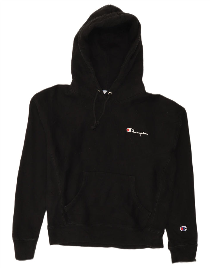 Damska bluza z kapturem typu oversize CHAMPION Reverse Weave UK 10 Small Black