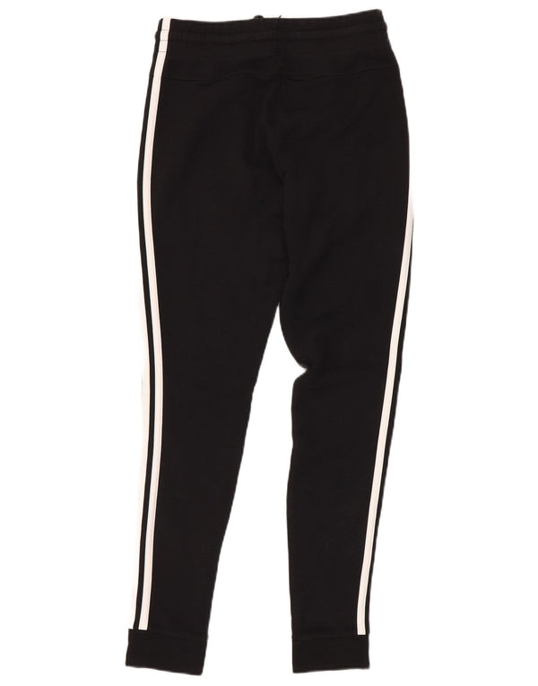 Damskie spodnie dresowe ADIDAS Joggers UK 4/6 XS Czarna bawełna