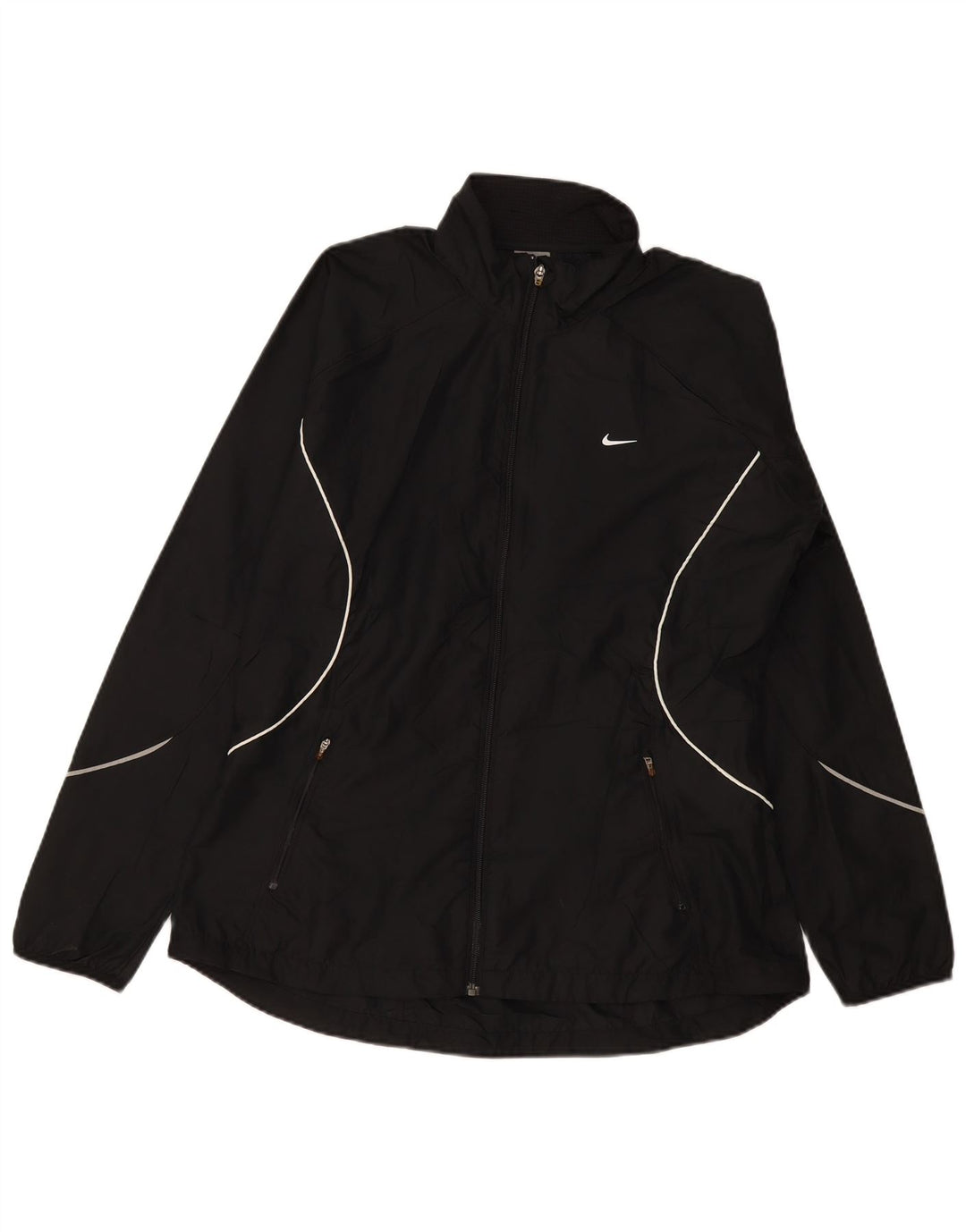 Damska kurtka dresowa Nike UK 16/18 XL, czarna, poliestrowa
