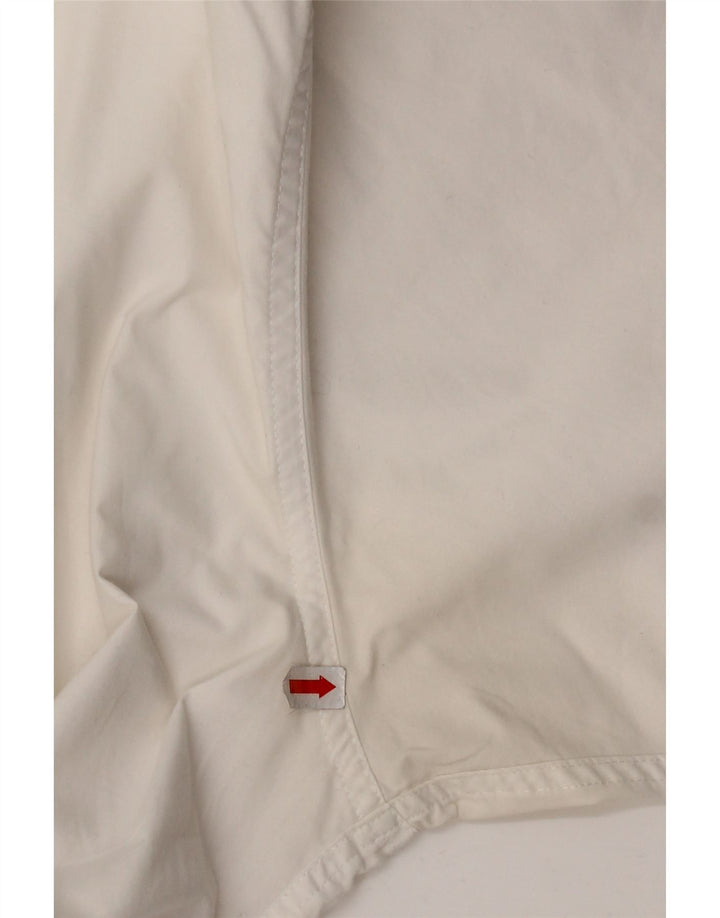 Męska koszula z krótkim rękawem Timberland, średnia biała bawełna