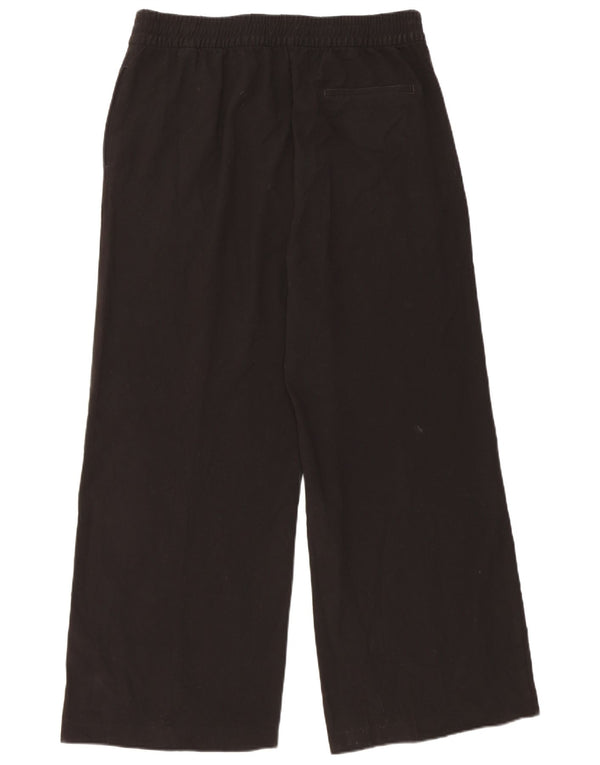 Marks & Spencer Damskie spodnie codzienne z szerokimi nogawkami UK 14, duże, W34 L27, czarne