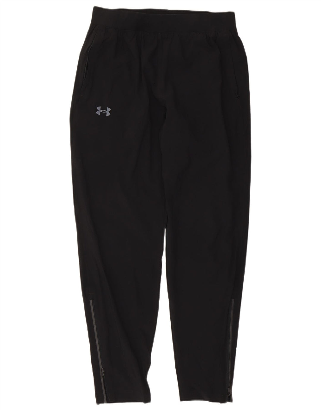 Damskie spodnie dresowe Under Armour UK 14, duże, czarne, poliestrowe