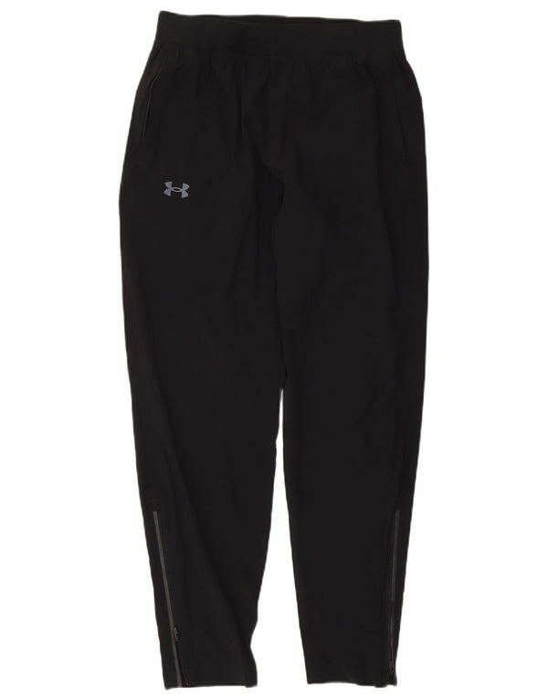 Damskie spodnie dresowe Under Armour UK 14, duże, czarne, poliestrowe