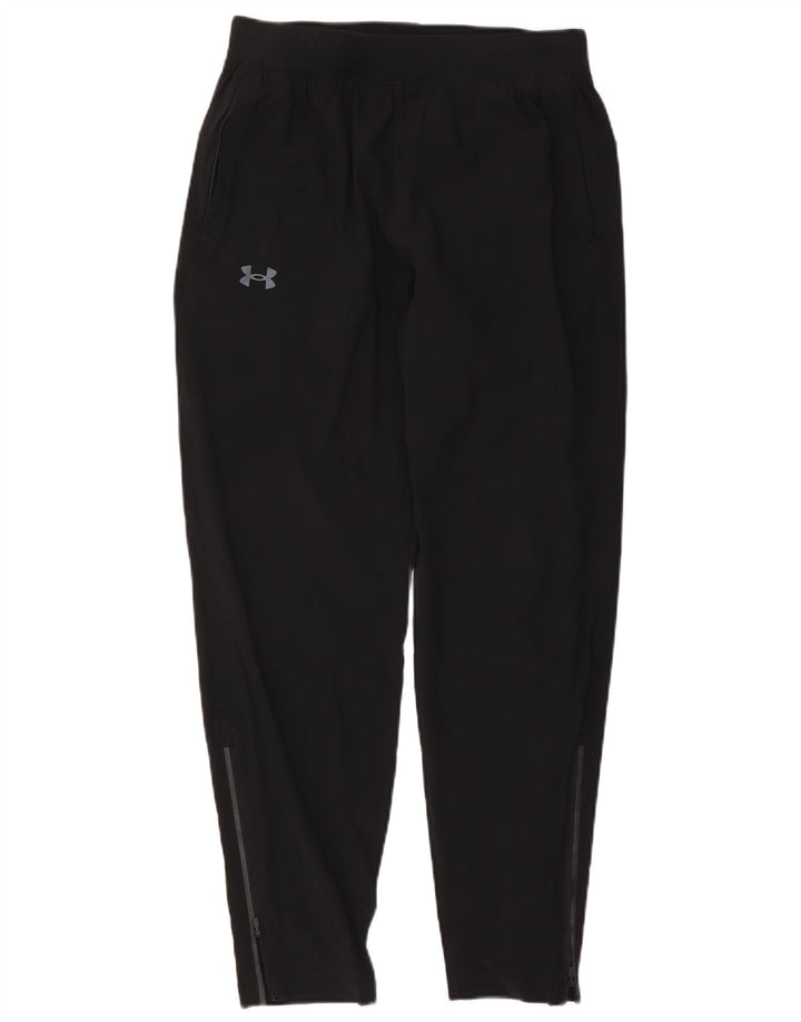 Damskie spodnie dresowe Under Armour UK 14, duże, czarne, poliestrowe
