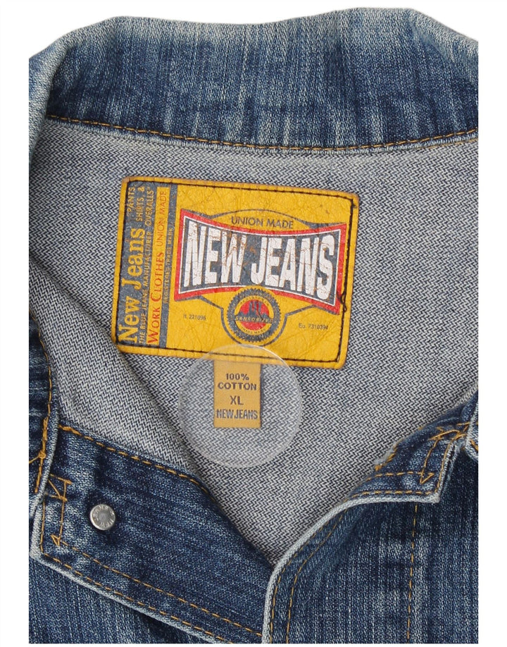 Damska kurtka dżinsowa New Jeans UK 18 XL Niebieska bawełna