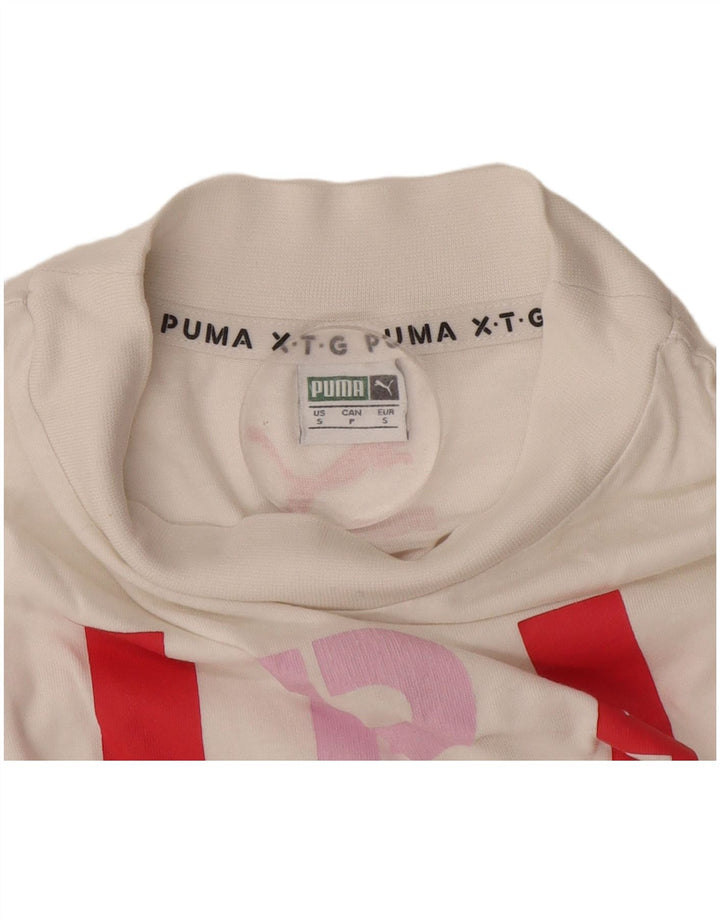 Damska koszulka z grafiką Puma Top UK 10, mała, biała