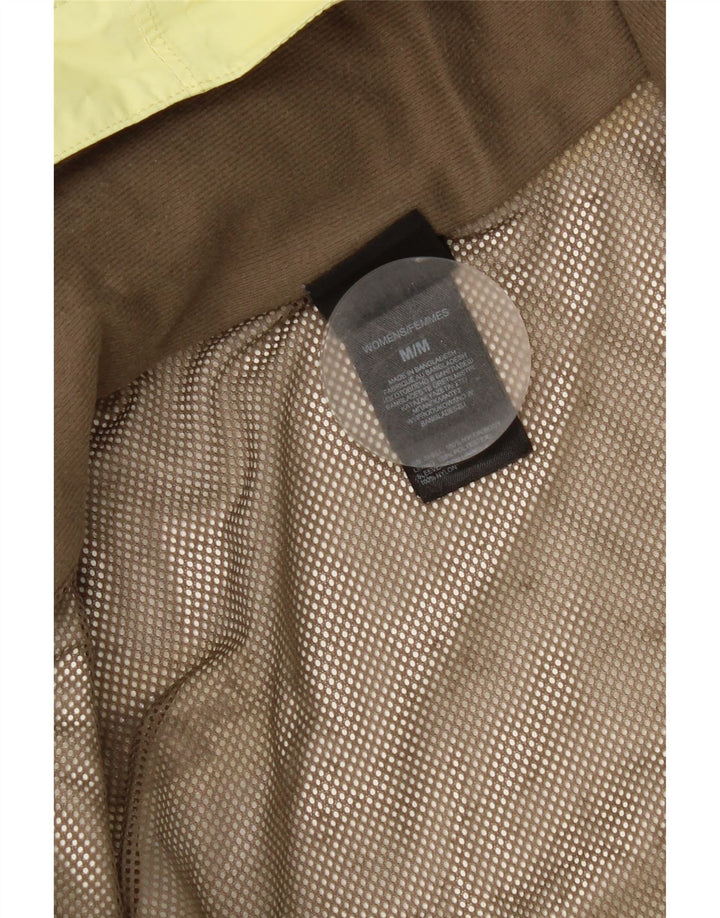 Damska kurtka przeciwdeszczowa z kapturem The North Face UK 14, średni żółty nylon